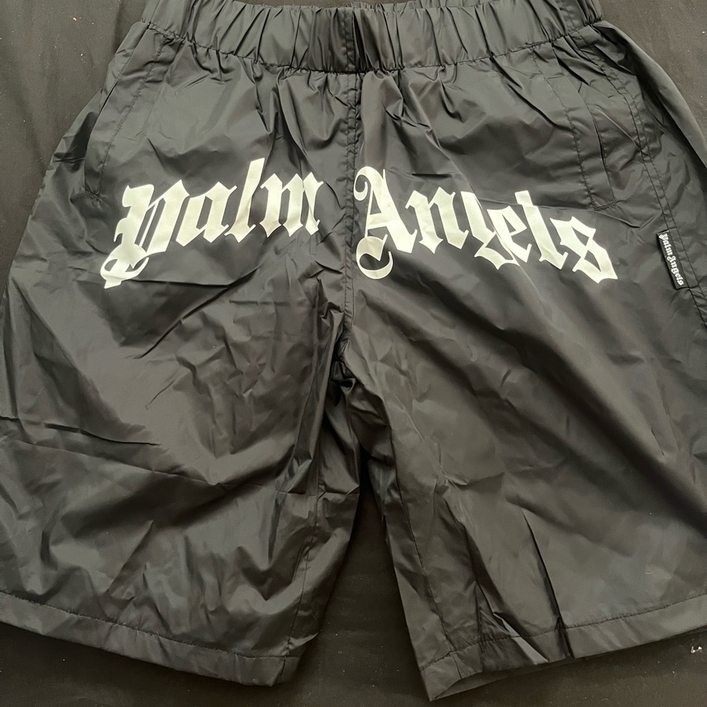 Palm Angels Black Men's Shorts